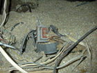 Dangerous electrical wiring uncovered during a home inspection