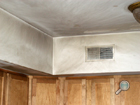 Walls & ceiling with smoke damage