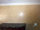 Venetian plaster can have a smooth, reflective finish that looks similar to polished marble